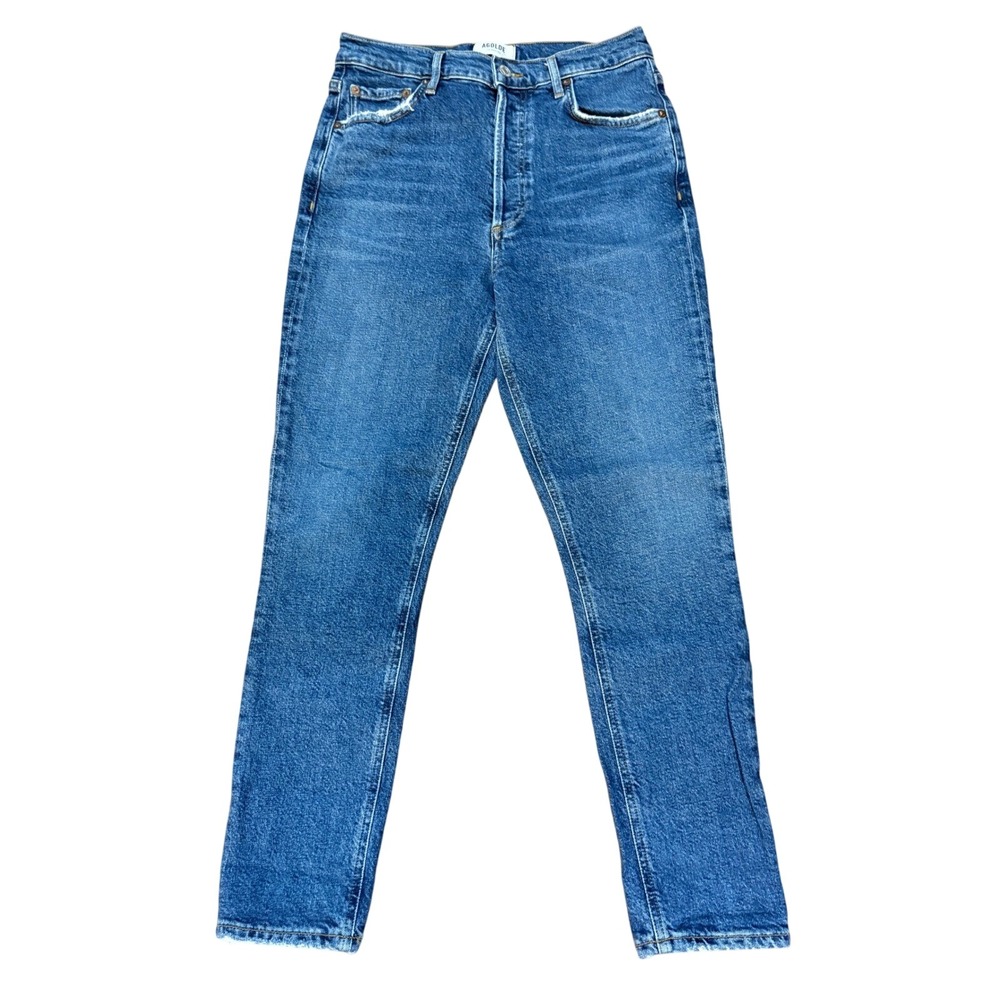 Agolde Women's Straight Leg Jeans - Medium Blue Denim